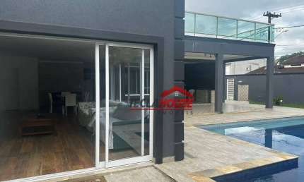 Sobrado com 4 dormitórios à venda, 361 m² por R$ 2.800.000,00 - Boracéia - São Sebastião/SP