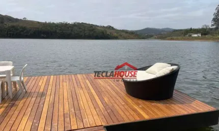 Chácara com 4 dormitórios à venda, pé na agua- Nazaré Paulista/SP