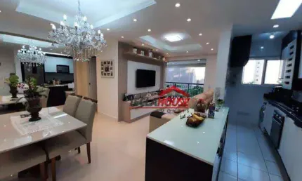 Apartamento com 2 dormitórios à venda, 68 m² por r$ 620.000,00 - jardim flor da montanha - guarulhos/sp
