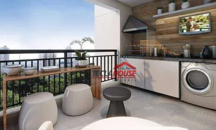 Studio com 1 dormitório à venda, 39 m² por r$ 430.000,00 - jardim flor da montanha - guarulhos/sp