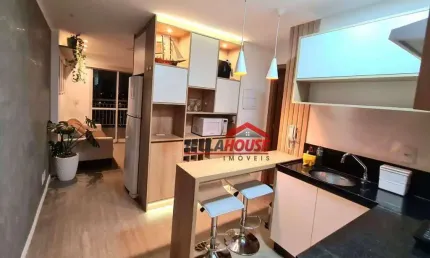 Flat com 1 dormitório à venda, 37 m² por R$ 390.000,00 - Picanço - Guarulhos/SP