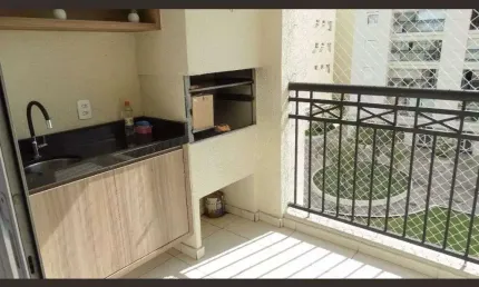 Apartamento de 2 suites com varanda gourmet no Parque Continental - Sao Paulo