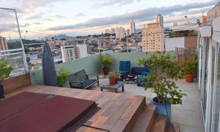 Cobertura de luxo com 3 suites e lazer completo na vila sao francisco - sao paulo