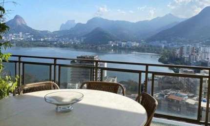 Apartamento para venda com 360 metros quadrados com 4 quartos em Lagoa - Rio de Janeiro - RJ