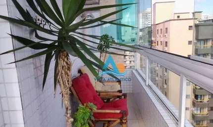 Apartamento com 2 dormitórios à venda, 88 m² por R$ 650.000,00 - Vila Guilhermina - Praia Grande/SP