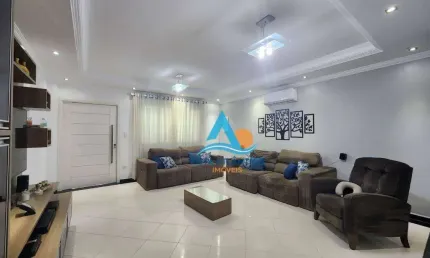Sobrado com 3 dormitórios à venda, 121 m² por R$ 600.000,00 - Balneário Pires - Praia Grande/SP