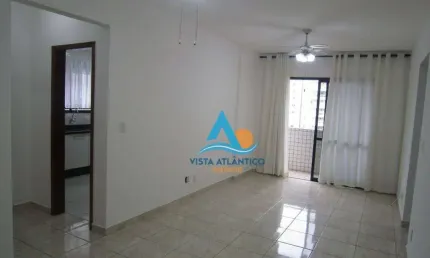 Apartamento varanda  com 2 quartos à venda - 1 quadra da praia  - guilhermina - praia grande/sp