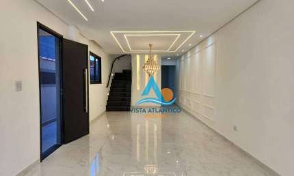 Sobrado com 4 dormitórios à venda, 160 m² por R$ 1.190.000,00 - Vila Guilhermina - Praia Grande/SP