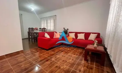 Casa com 2 dormitórios à venda por R$ 400.000 - Maracanã - Praia Grande/SP