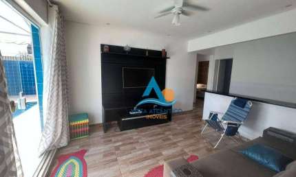 Casa com 3 dormitórios à venda por R$ 550.000,00 - Maracanã - Praia Grande/SP