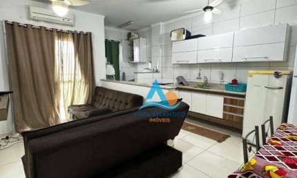 Apartamento com 1 dormitório à venda, 56 m² por R$ 350.000,00 - Vila Guilhermina - Praia Grande/SP