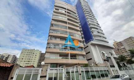 Apartamento mobiliado com 2 dormitórios à venda, 80 m² por R$ 450.000 - Tupi - Praia Grande/SP