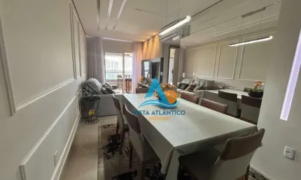 Apartamento com 2 dormitórios à venda, 83 m² por r$ 910.000,00 - canto do forte - praia grande/sp