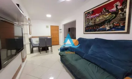 Apartamento com 2  quartos à venda, 80 m² por r$ 590.000 - vila guilhermina - praia grande/sp