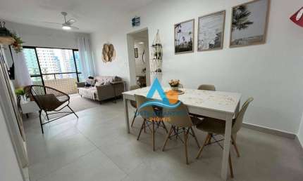 Apartamento com 2 dormitórios à venda, 77 m² por R$ 424.000,00 - Maracanã - Praia Grande/SP