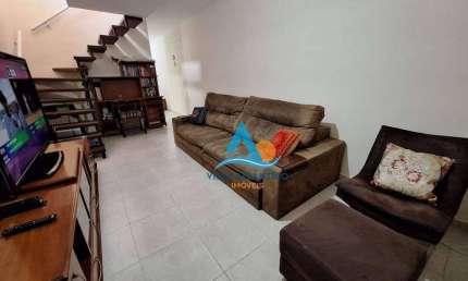 Sobrado com 3 dormitórios à venda, 175 m² por R$ 1.045.000,00 - Vila Guilhermina - Praia Grande/SP