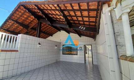 Casa com 1 dormitório e edícula à venda por R$ 350.000 - Solemar - Praia Grande/SP