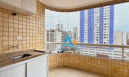Apartamento com 1 dormitório à venda, 77 m² por R$ 355.000,00 - Tupi - Praia Grande/SP