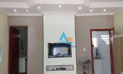 Kitnet mobiliada com 1 dormitório à venda, 42 m² por R$ 220.000 - Boqueirão - Praia Grande/SP