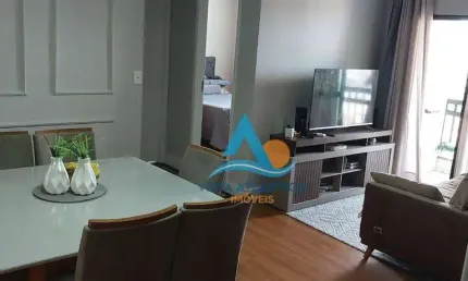 Apartamento com 2 dormitórios à venda, 65 m² por R$ 385.000,00 - Vilamar - Praia Grande/SP