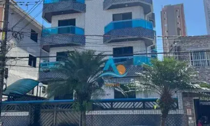 Apartamento com 1 dormitório à venda, 50 m² por R$ 275.000 - Vila Guilhermina - Praia Grande/SP