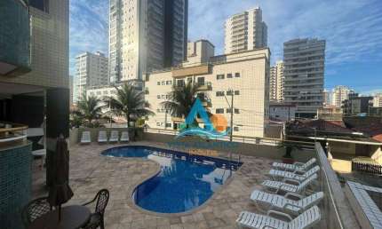 Apartamento com 1 dormitório à venda, 58 m² por R$ 340.000,00 - Tupi - Praia Grande/SP