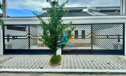 Sobrado com 2 dormitórios à venda, 100 m² por R$ 485.000,00 - Balneário Pires - Praia Grande/SP