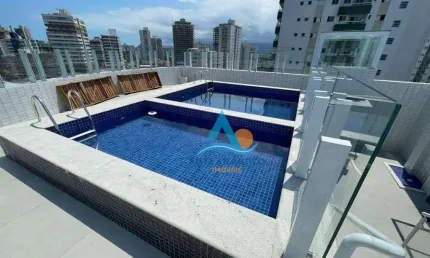 Apartamento com 1 dormitório à venda, 54 m² por R$ 340.000,00 - Vila Guilhermina - Praia Grande/SP