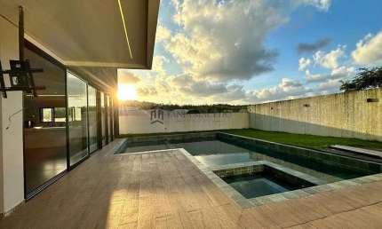 Casa à venda com 657m², 5 suítes,  1 escritório, 1 sala kids, Cozinha integrada, Alphaville Brennan