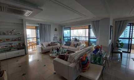 Apartamento à venda com 400m², Varanda,  4 suítes, Lavabo, Escritório, área de serviço, 3 vagas, Ca