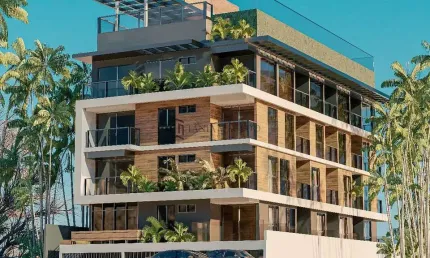 Lançamento à venda a partir de 28,35m², 01 quarto, banheiro social, cozinha, sala de estar/jantar,