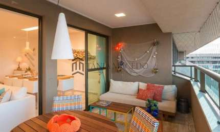 Apartamento de luxo à venda com 147m²,  5 dormitórios, totalmente mobiliado,Muro Alto, Ipojuca, PE.