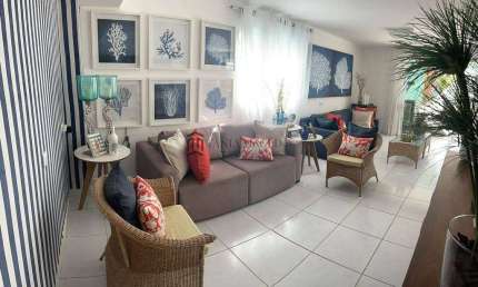 Casa à venda,com 429,36m² mobiliada, piscina, 6 suítes terraço, Cupe, Ipojuca, PE