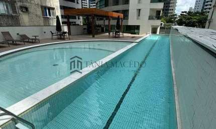 Apartamento à venda com 124m², 4 dormitórios sendo 2 suítes, Vista Mar, Lazer Completo, 2 Vagas , B