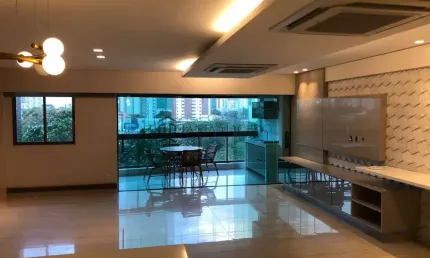 Apartamento à venda com 166m², 3 suítes, sala 3 ambientes , varanda com cozinha gourmet pronta; lav