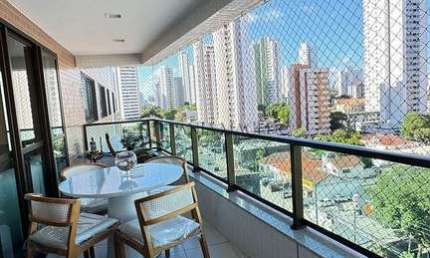 Apartamento à venda, Edf. Maria Carolina Montenegro,  4 suites, lazer completo -Madalena, Recife, P