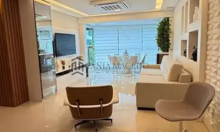 Lindo apartamento, decorado, com moveis planejados, 4 suites, 172m², e estrutura de lazer completa-