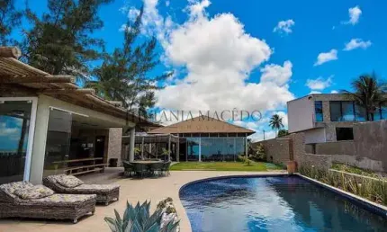 Linda Casa na Beira Mar de Serrambi, 7 suites, Piscina, lazer, área gourmet, à venda, Serrambi, Ipo