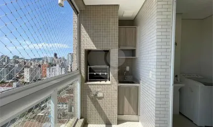 Apartamento com 2 quartos à venda na Rua Carlos Gomes, Marapé, Santos