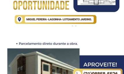 Apartamento com 2 quartos à venda na Rua Vera Cruz, Lagoinha, Miguel Pereira