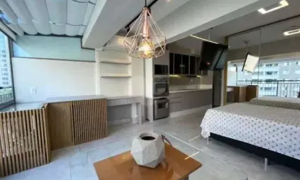 Apartamento com 1 dormitório à venda, 32 m² - Indianópolis - São Paulo/SP