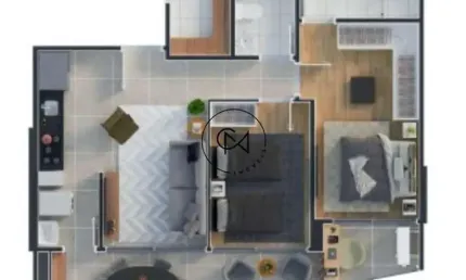 Apartamento em Alphaville, 2 quartos, 75m - Novo! Edifício Oka Marmoré