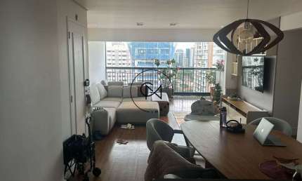 Sofisticado apartamento à venda com 110m², 3 dormitórios e 2 vagas no Brooklin