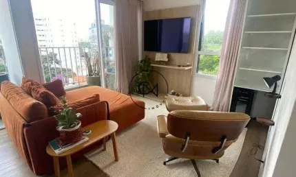 Apartamento duplex de 102 m2 mobiliado com 2 suítes na vila são francisco !