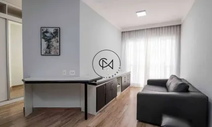 Apartamento para alugar em santa cecília, sp – 1 quarto e 1 vaga, mobiliado