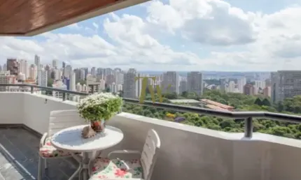 Apartamento com linda vista para alugar no morumbi - sp.