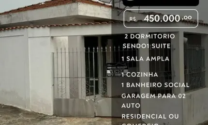 Casa com 2 quartos à venda no Atibaia Jardim, Atibaia 