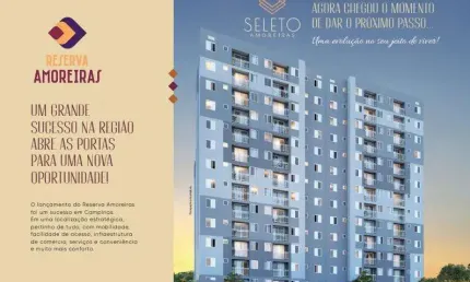 Apartamento para Venda em Campinas, Vila Palácios, 2 dormitórios, 1 banheiro, 1 vaga