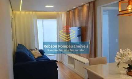 OPORTUNIDADE  lindo e decorado com 54m² com suíte e sacada gourmet Apartamento à venda por $395.000