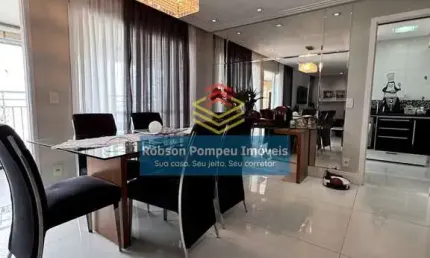 Oportunidade com vista linda para SP - Apartamento à venda COM 134M² - 3 suítes por R$ 1.395,000, V